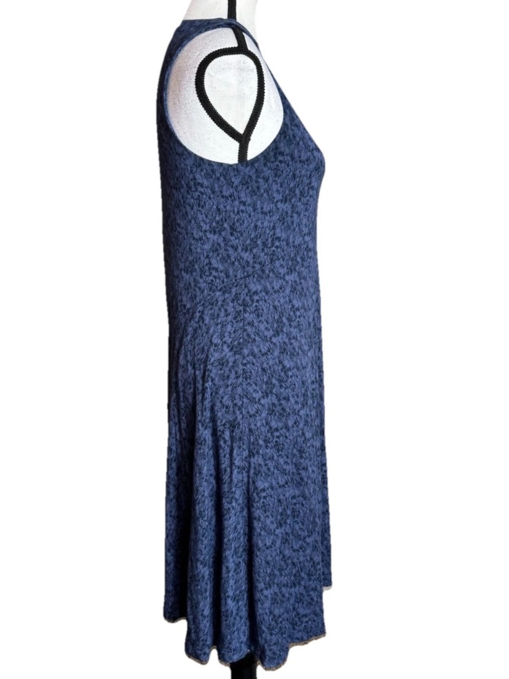 Athleta Santorini Thera Printed Dress Traverse Geo Navy Blue Size Small Petite - Picture 3 of 6